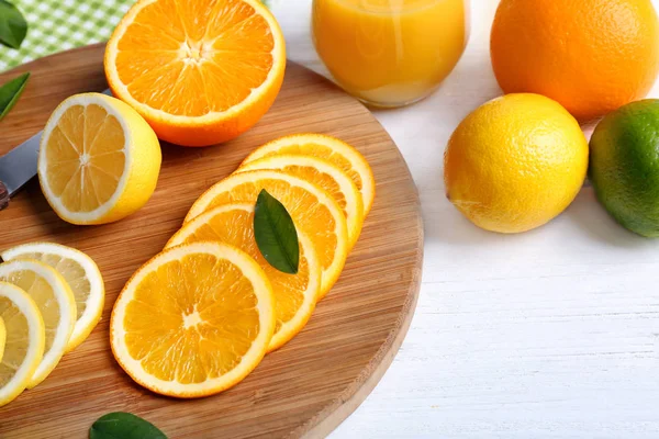 Olika citrusfrukter — Stockfoto