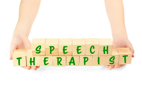 Speech therapy concept — Stock Photo, Image