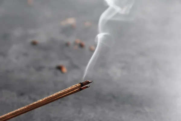 Aroma sticks with smoke — Stock Photo, Image