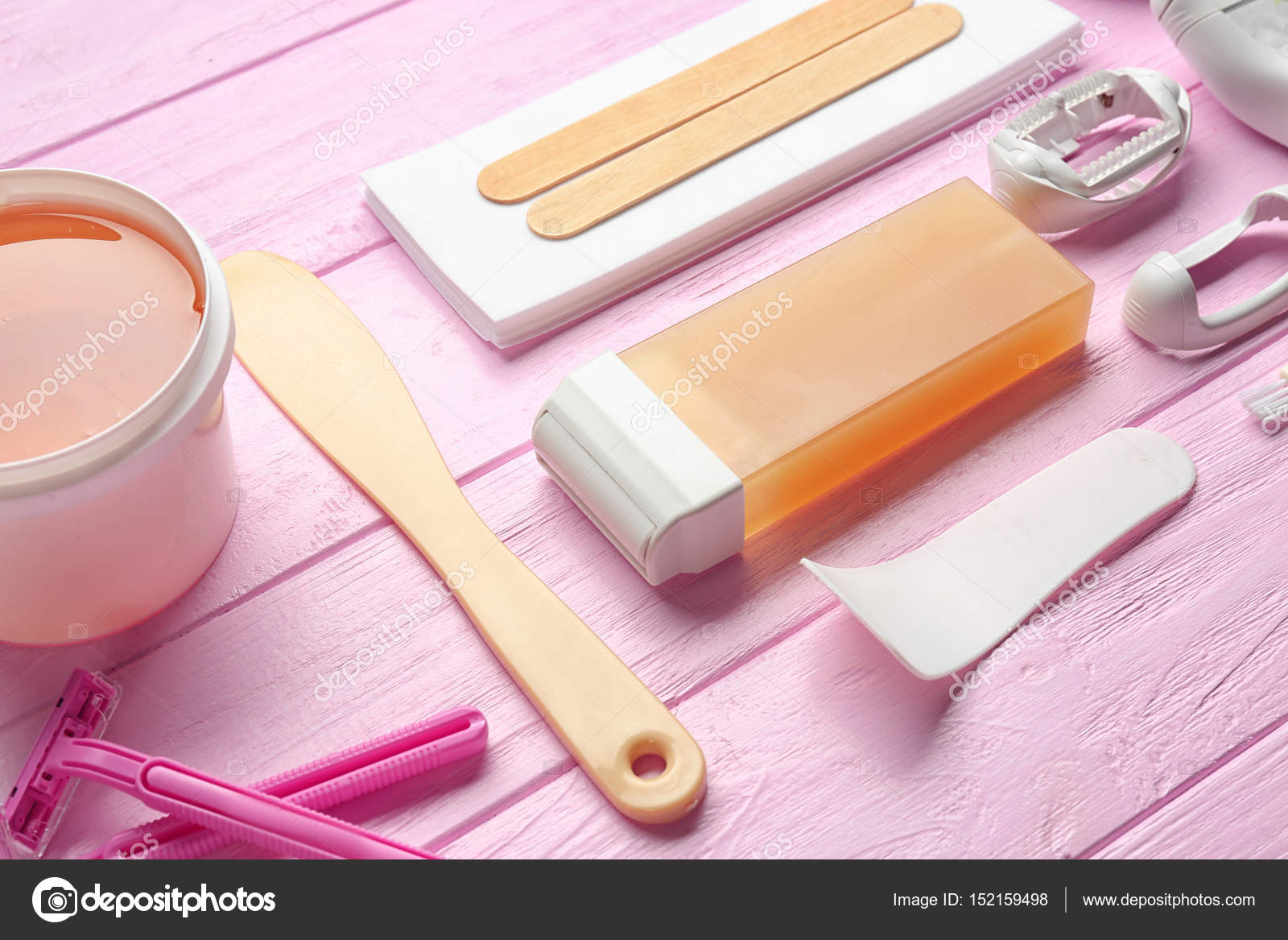 Set para depilación: fotografía de stock © belchonock #152159498