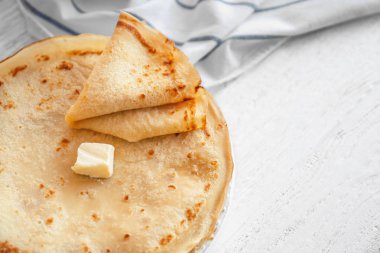 Lezzetli gözleme ile plaka  