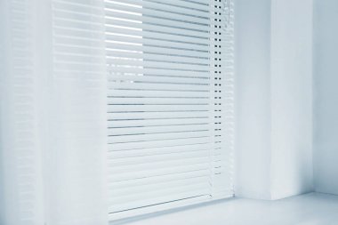 Beyaz kanepe ile pencere 