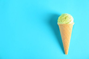 Waffle külahında dondurma