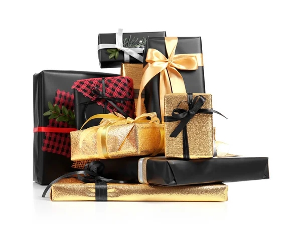 Set of different gift boxes — Stock Photo, Image