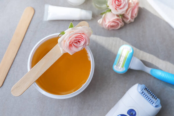 Set for hair removal  