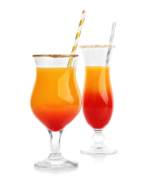 Tequila sunrise cocktails Royalty Free Stock Photos