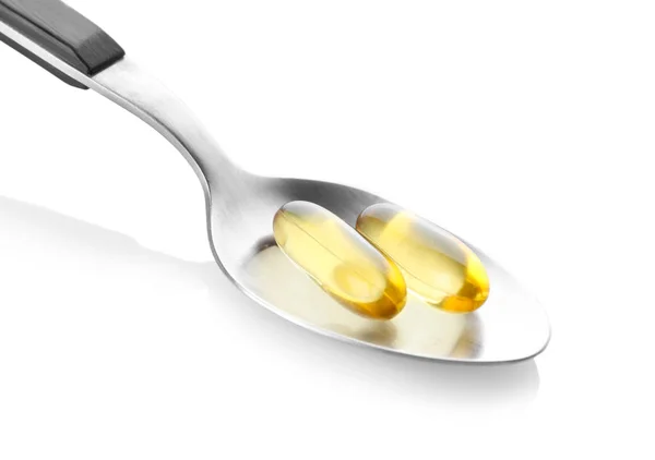 Fish oil capsules — Stock Photo, Image