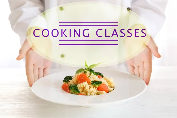 Concepto de clases de cocina — Foto de Stock