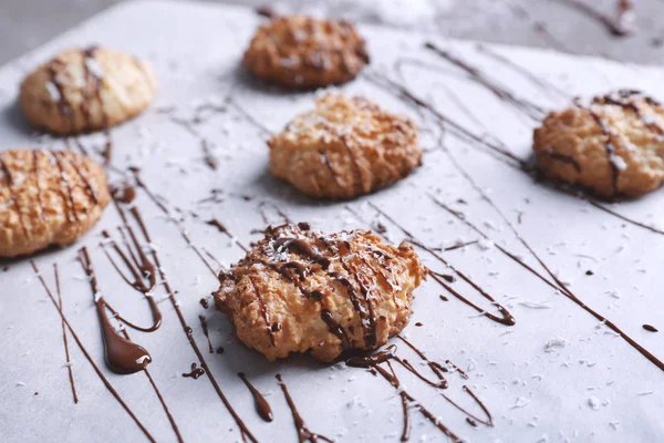 Lezzetli Hindistan cevizi macaroons — Stok fotoğraf