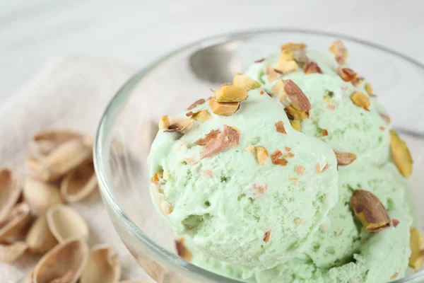 Helado de pistacho — Foto de Stock