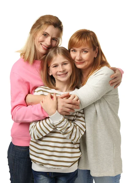 母と娘と若い女性 — ストック写真