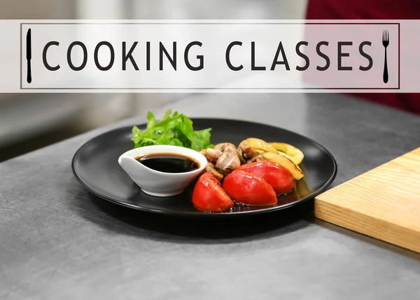 Concept de cours de cuisine — Photo