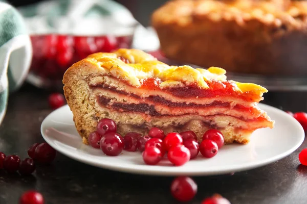 Zelfgemaakte berry taart — Stockfoto