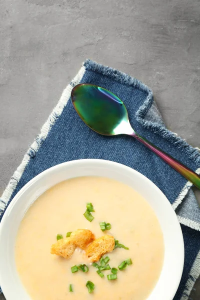 美味しいクリーム スープ — ストック写真