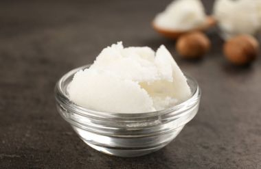 Shea yağı cam kase