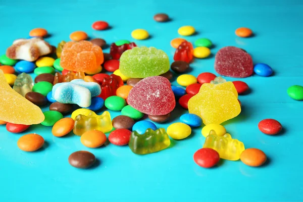 Läckra färgglada karameller — Stockfoto