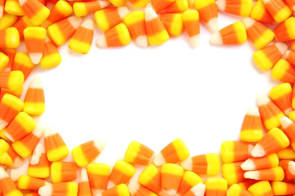 Colorful Halloween candy corns — Stock Photo, Image