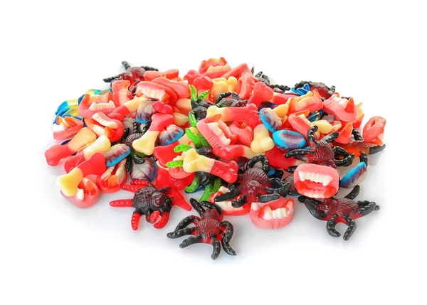 Assortiment van zoete jelly snoepjes — Stockfoto