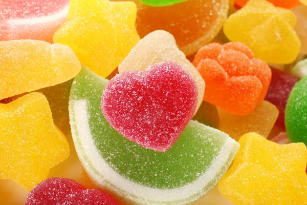 Bunte Gummibonbons — Stockfoto