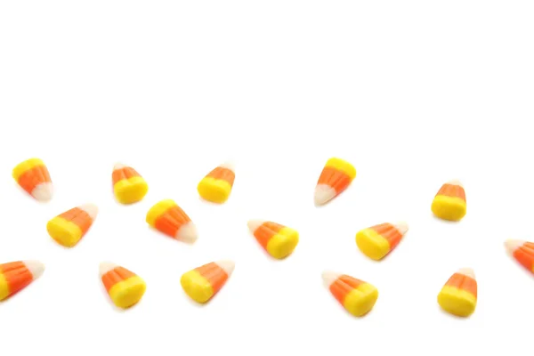 Colorful Halloween candy corns — Stock Photo, Image