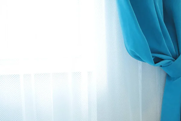 Window and beautiful curtains — Stock Photo, Image