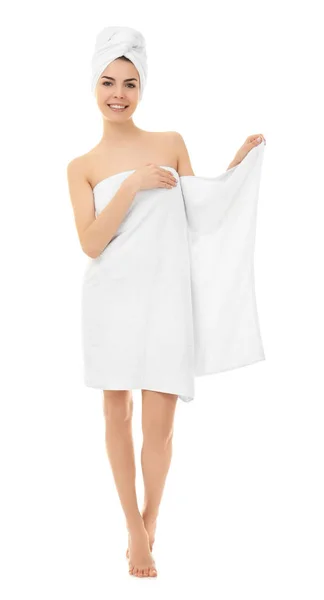 Young woman after shower — Stock Photo, Image