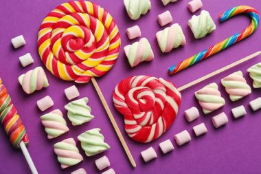 Lezzetli tatlılar ile kompozisyon