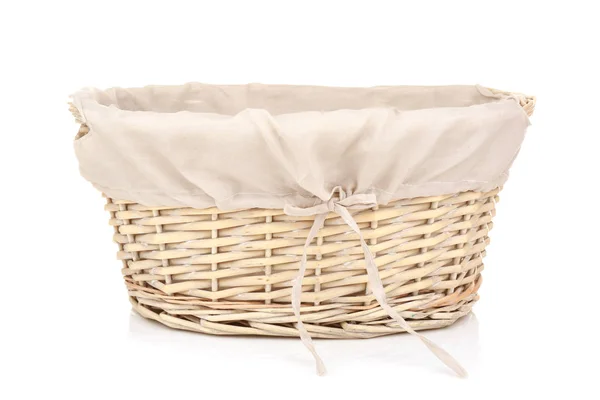 Empty wicker basket — Stock Photo, Image