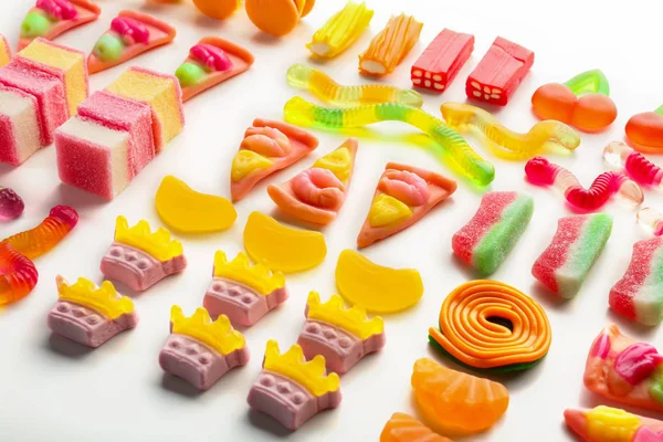 Красочные конфеты с желе — стоковое фото