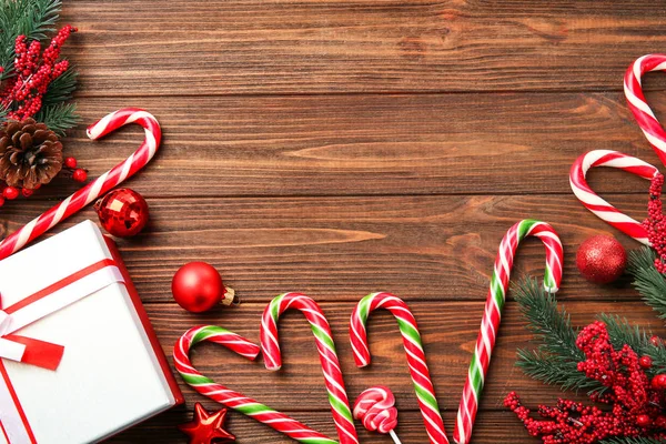 Noel şeker kamışları — Stok fotoğraf
