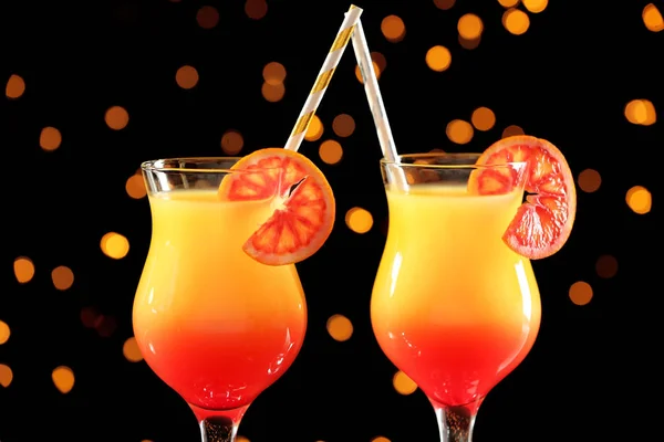 Coquetéis de Tequila sunrise — Fotografia de Stock