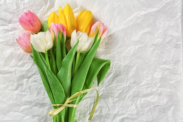 Mooi boeket tulpen — Stockfoto