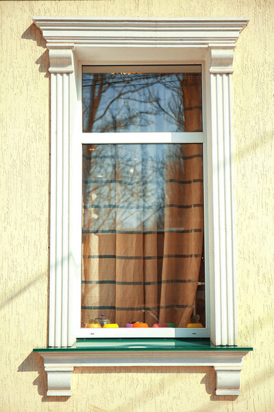 modern plastic window