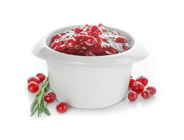 Delicious cranberry sauce — Stock Photo, Image