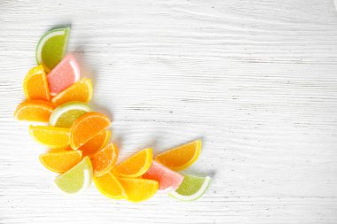 Lezzetli şeker ile kompozisyon