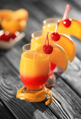 Tekila sunrise kokteyller 