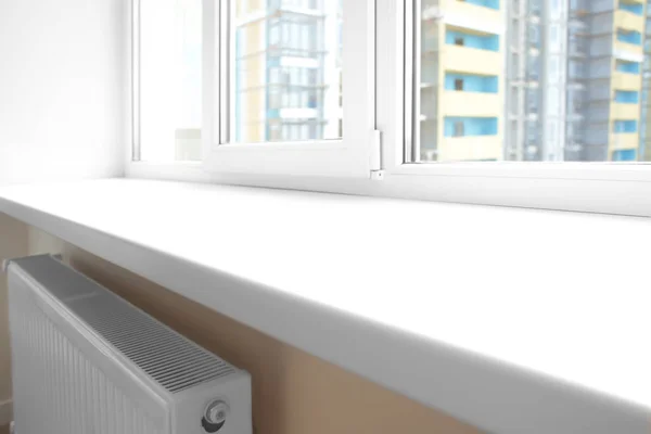 Modern window sill — Stock Photo, Image