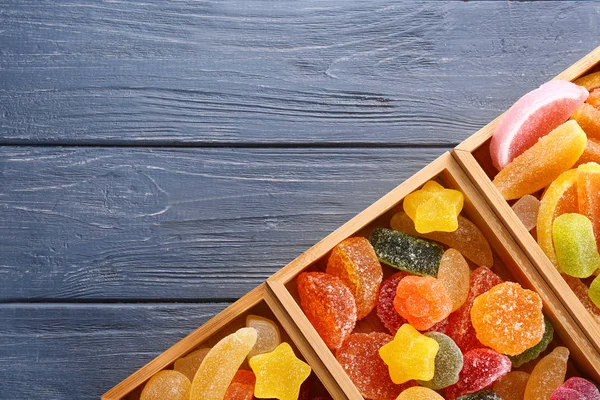 Composition of tasty jelly candies — Stock Photo, Image