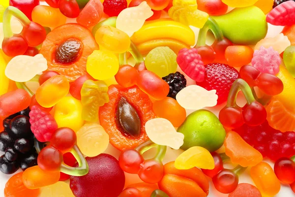 Meyve jöle şekerler — Stok fotoğraf