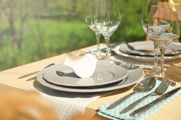 Beautiful table setting