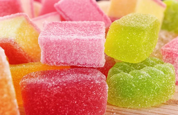 Leckere Gelee-Bonbons — Stockfoto