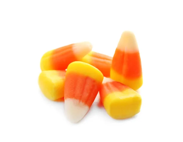 Colorful Halloween candy corns Stock Picture