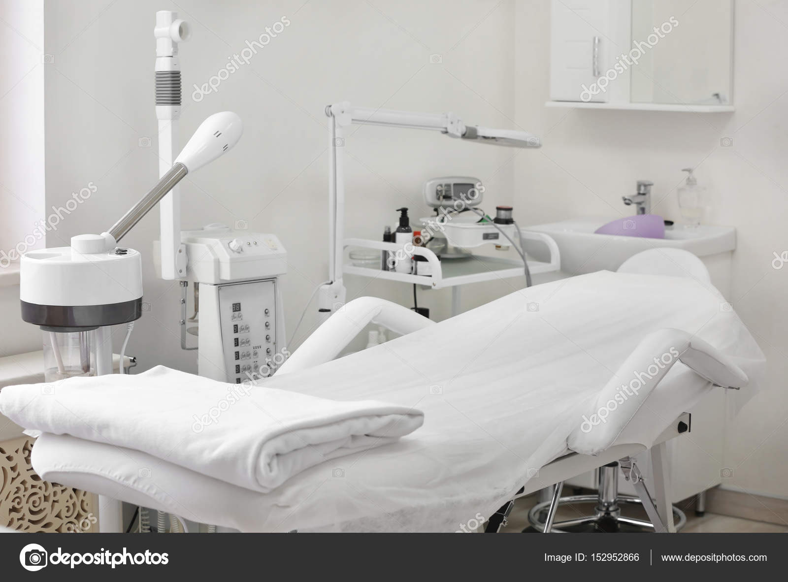 Dermatology Clinic With Modern Equipment Stock Photo
