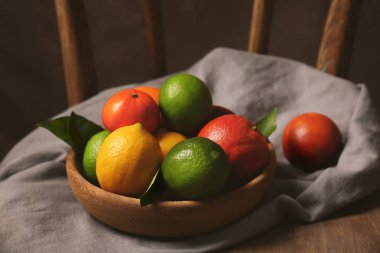 Kompozisyon farklı narenciye