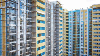 Modern apartman inşaatı  