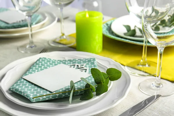 Beautiful table setting — Stock Photo, Image