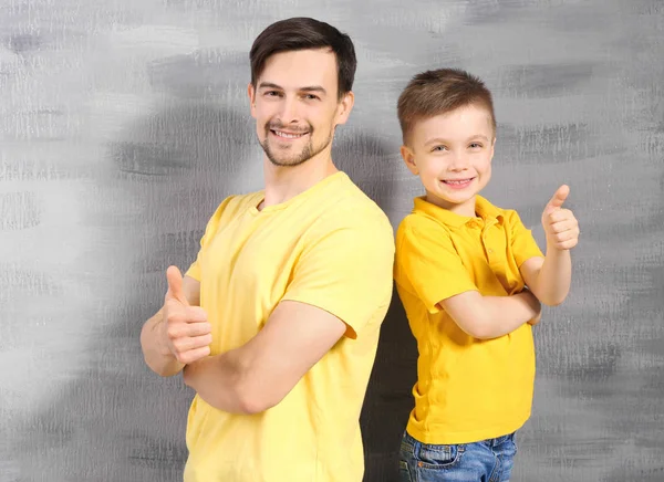 Handsome man and son — Stock Photo, Image