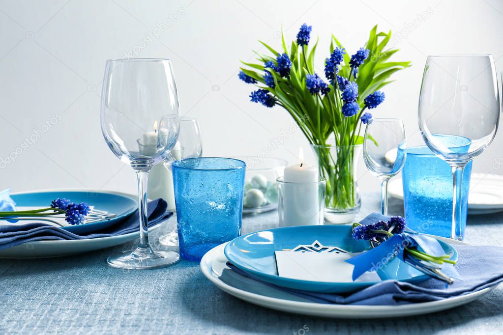 Beautiful table setting 