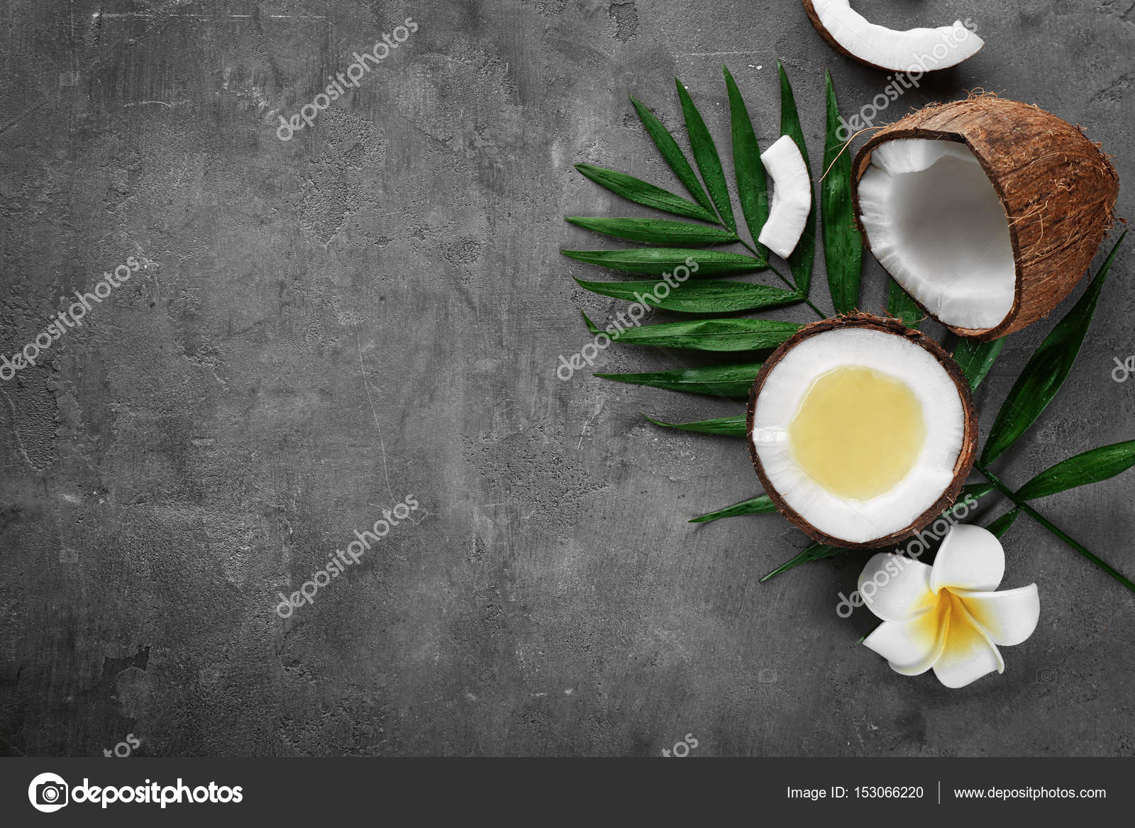 Fresh melted coconut oil — Stock Photo © belchonock 153066220