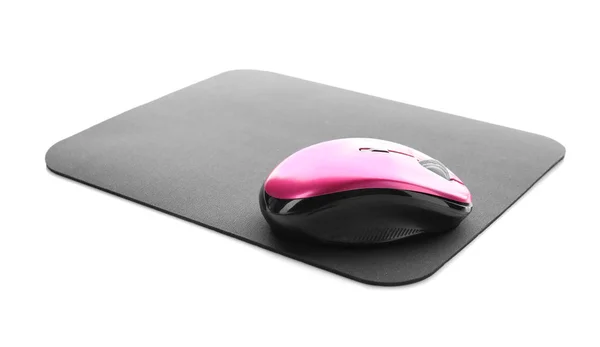 Mouse e pad sem fio moderno — Fotografia de Stock